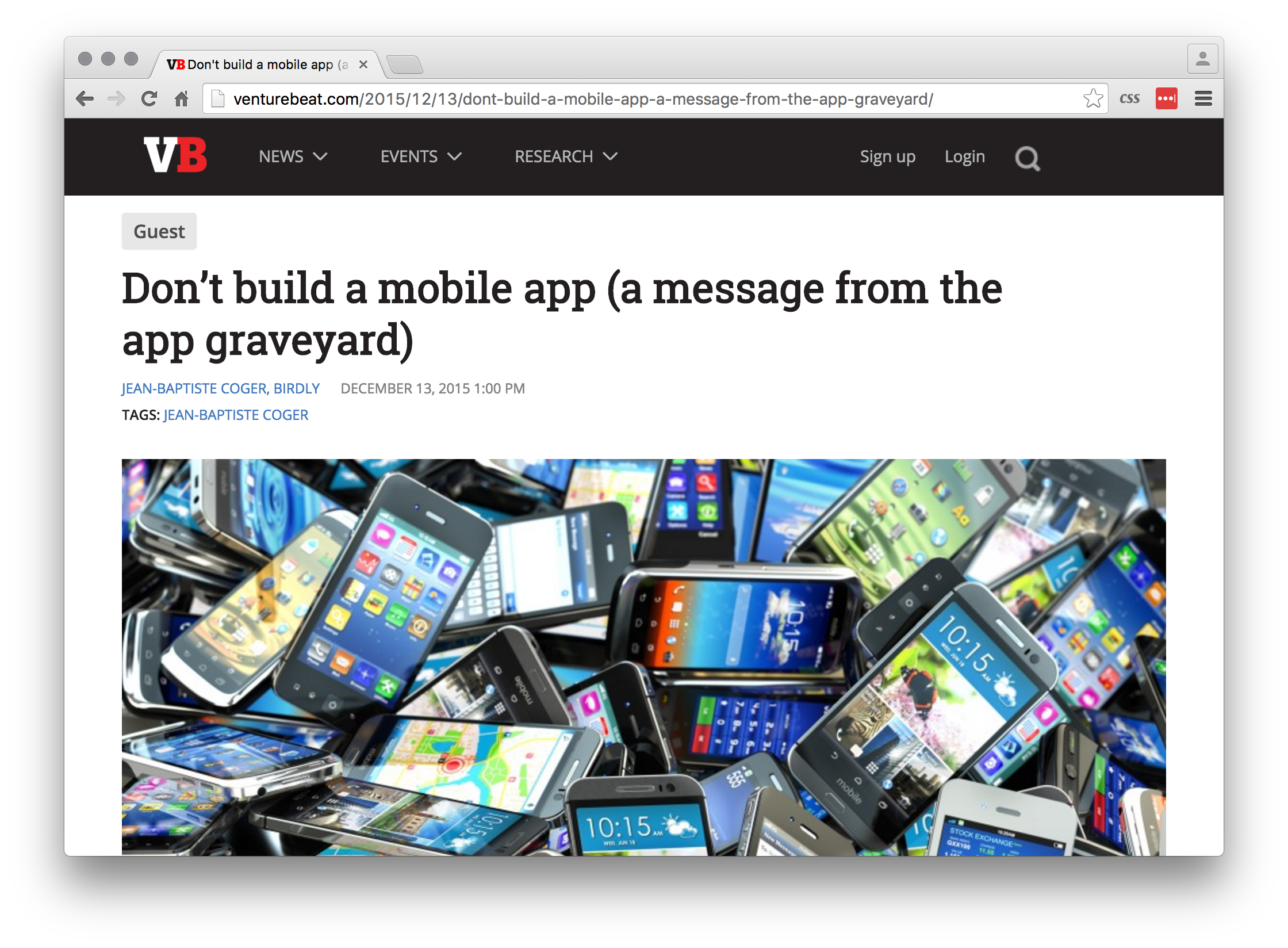 dont build a mobile app
